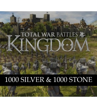 Total War Battles: KINGDOM – 1000 Silver & 1000 Stone Steam Key GLOBAL